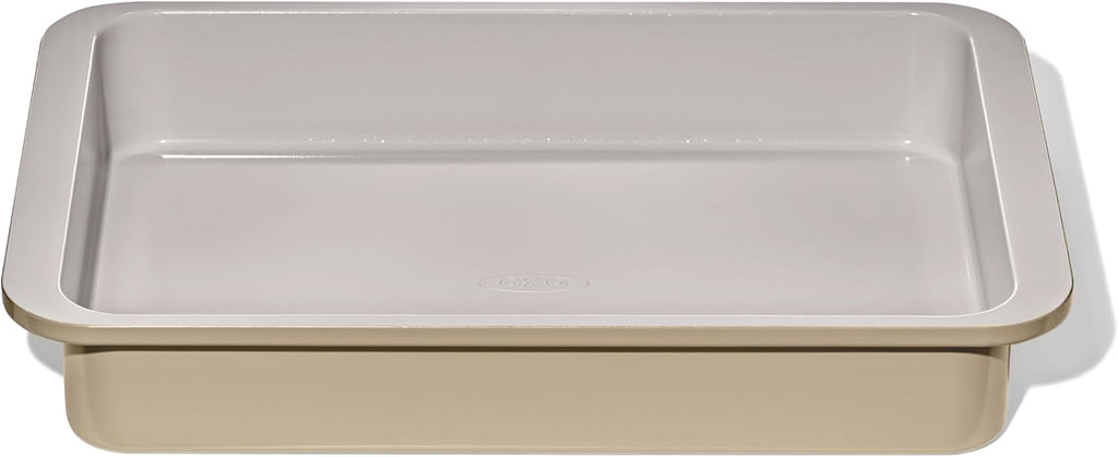 OXO Good Grips Non-Stick Ceramic Coated Metal Bakeware | 9” x 13” Cake Pan - Perfect for Biscuits