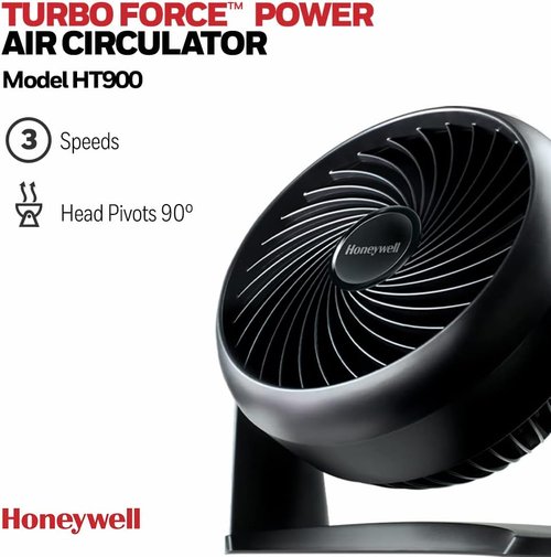 Honeywell Turbo Fan - Powerful Cooling with Adjustable Speed | Compact Design for Home Use