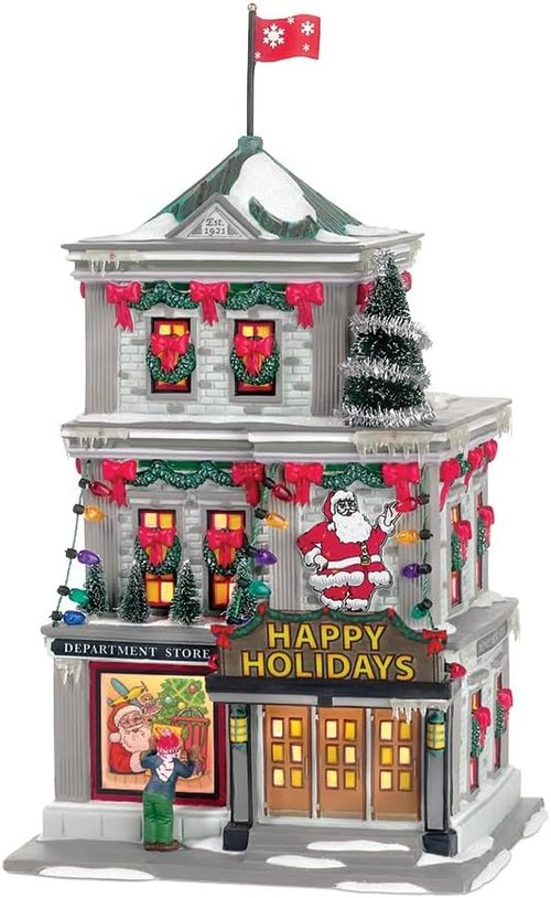 Department 56 A Christmas Story Village - Happy Holiday Lit Building | 9.45 Inch Decor
