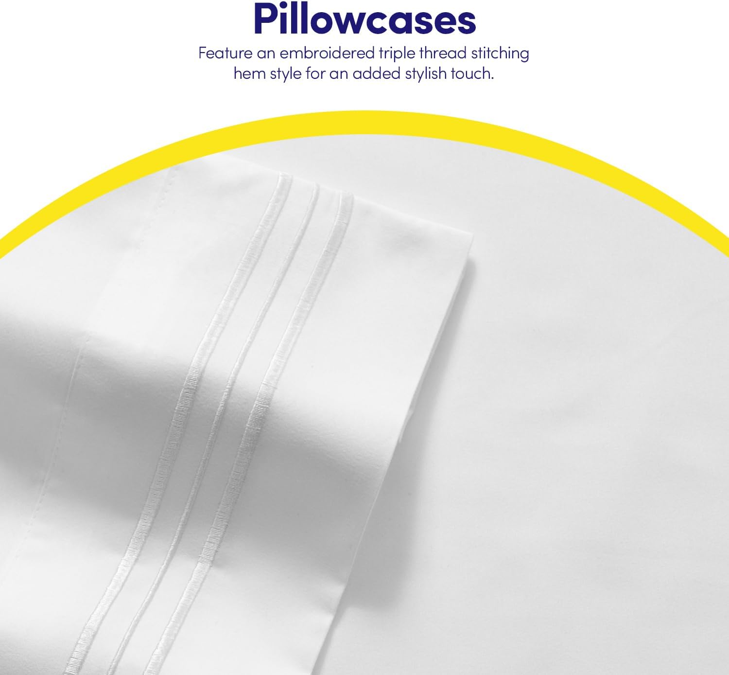 Skiennix Queen Sheet Set - Luxury White Hotel-Quality Bed Sheets with Extra Soft Pillowcases | Deep Pocket Design