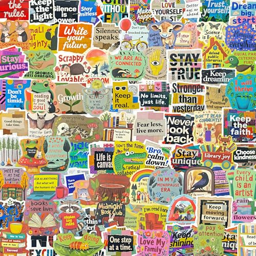 106 Pcs Positive Affirmation Waterproof Vinyl Stickers Set