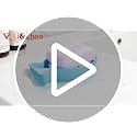 Li & Zhao Fishbone Soap Dish with Drainage for Bar Soap
