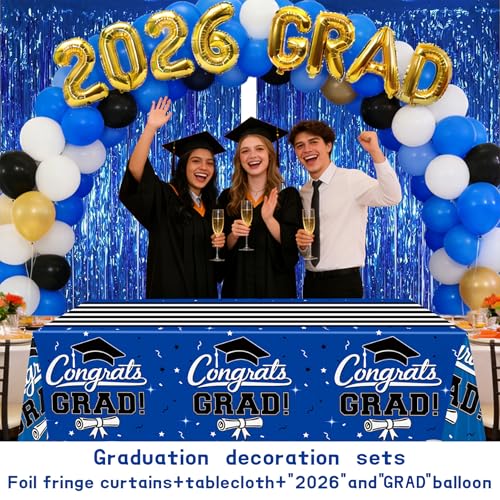 Class of 2026 Graduation Party Decorations Set - 7 Pieces