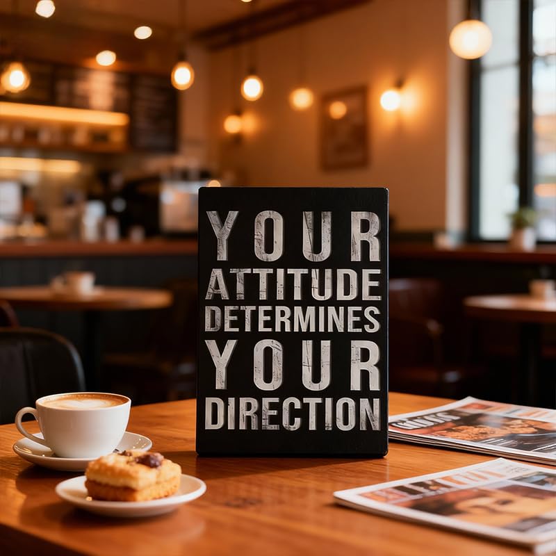 YOOSART Inspiring Quote Wooden Wall Plaque Decorative Art YM1689