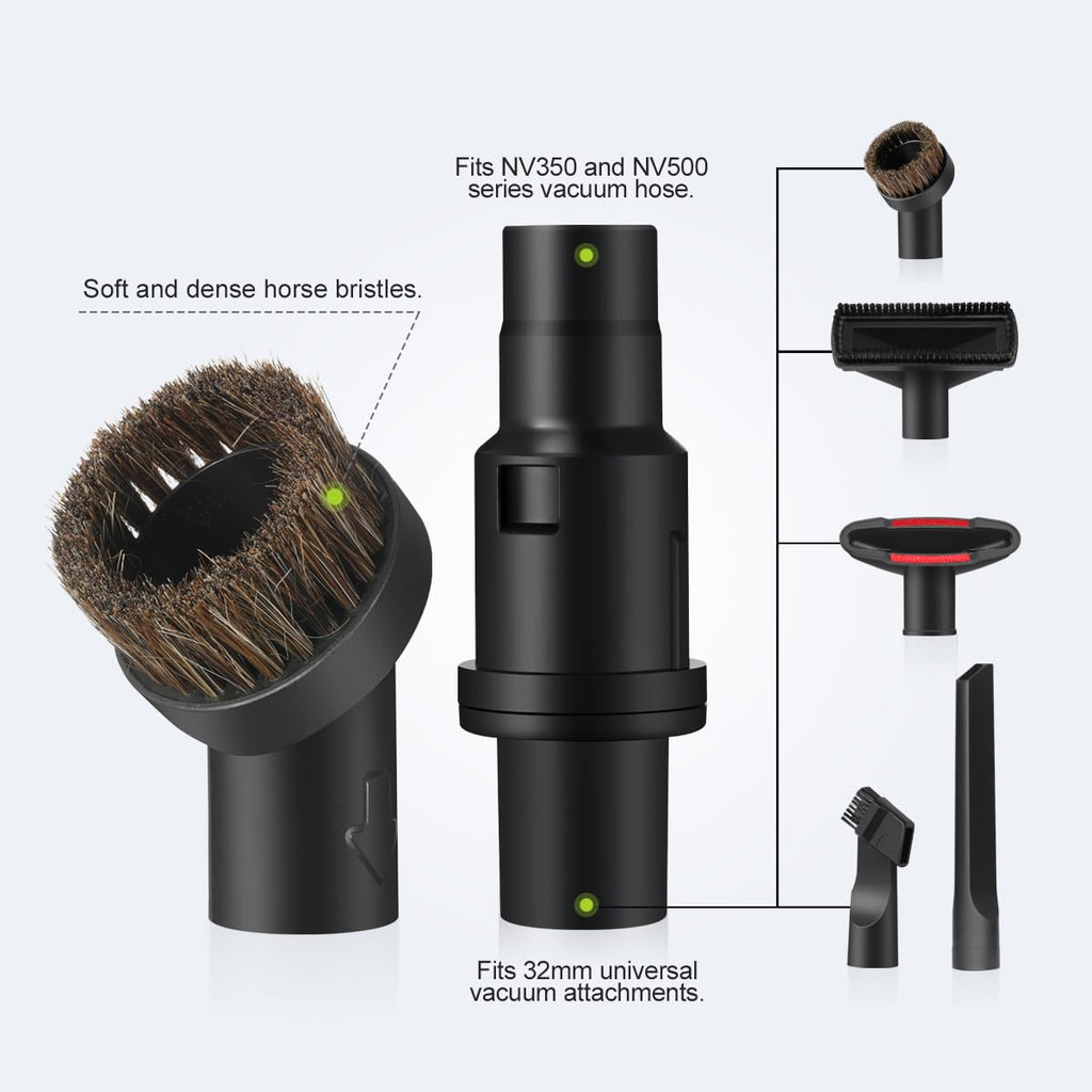 LANMU Vacuum Attachments Compatible with Shark Navigator NV350 NV351 NV352 NV356E and Rotator NV500 NV501 Series Lift-Away Upright Vacuum, Crevice Tool Vacuum Accessories & Brushes