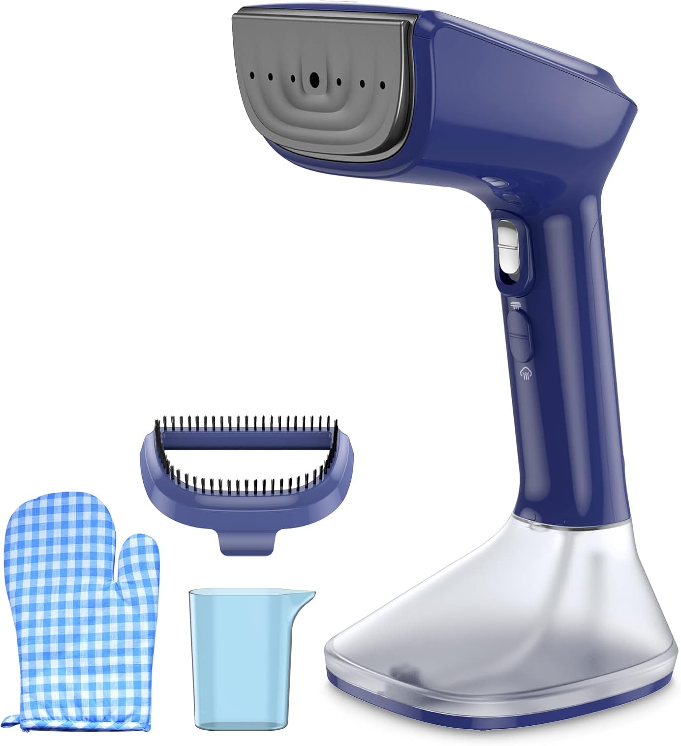 Skiennix Steamer for Clothes - 1800W Powerful Steam, Fast 20-Second Heat-Up, Detachable Tank | Blue