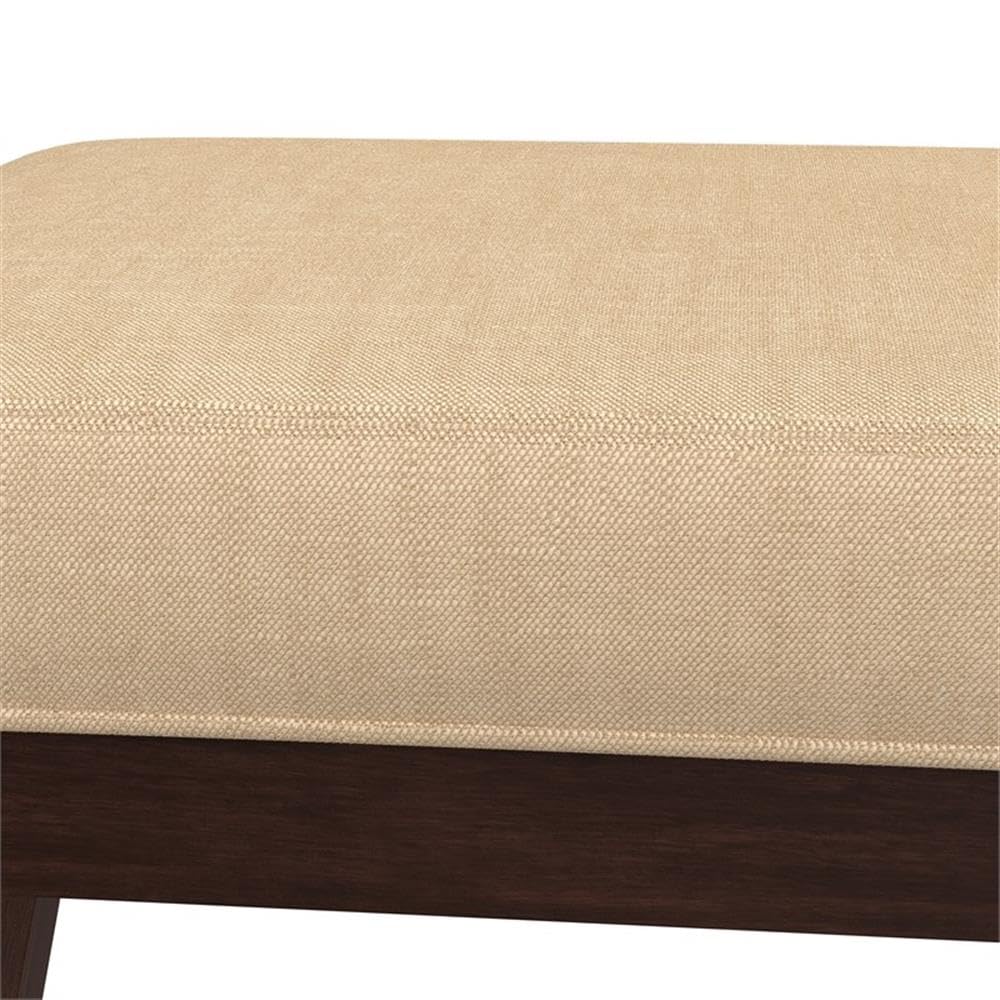 Hillsdale Morgan Upholstered Backless Vanity Stool for Make up Room or Bathroom, Espresso