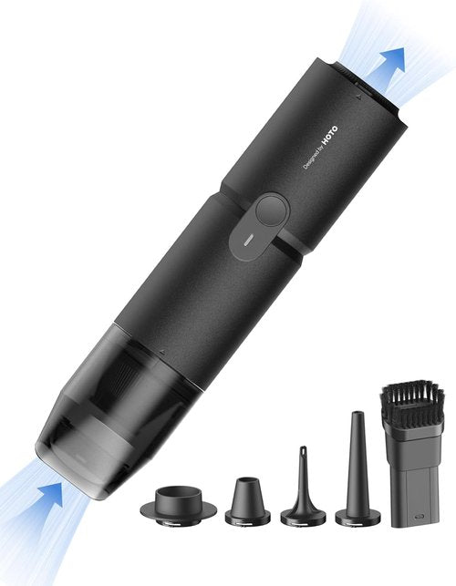 HOTO Handheld Vacuum Cleaner - Cordless 4-in-1 Portable Vortex with 15000Pa Suction | Ideal for Desks & Keyboards