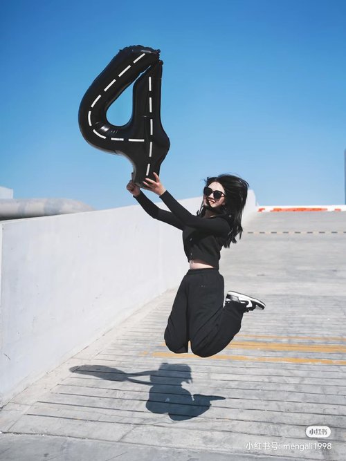 Balloon Numbers - 40 Inch Black Number Balloons for 5th Birthday & Wedding Decor | 5 Pack