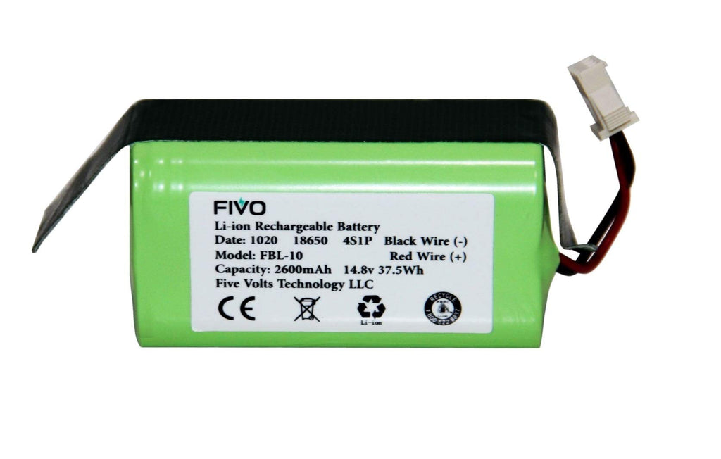 Replacement Battery for Coredy R300, R500+, R550, R580, R650, R3500, R3500S and Amarey A800, A900, Eufy RoboVac 11S, 11S Plus, 11S Max, Ecovacs Deebot N79 DN622 Robot Vacuum Cleaners, 2600mAh, 14.4V