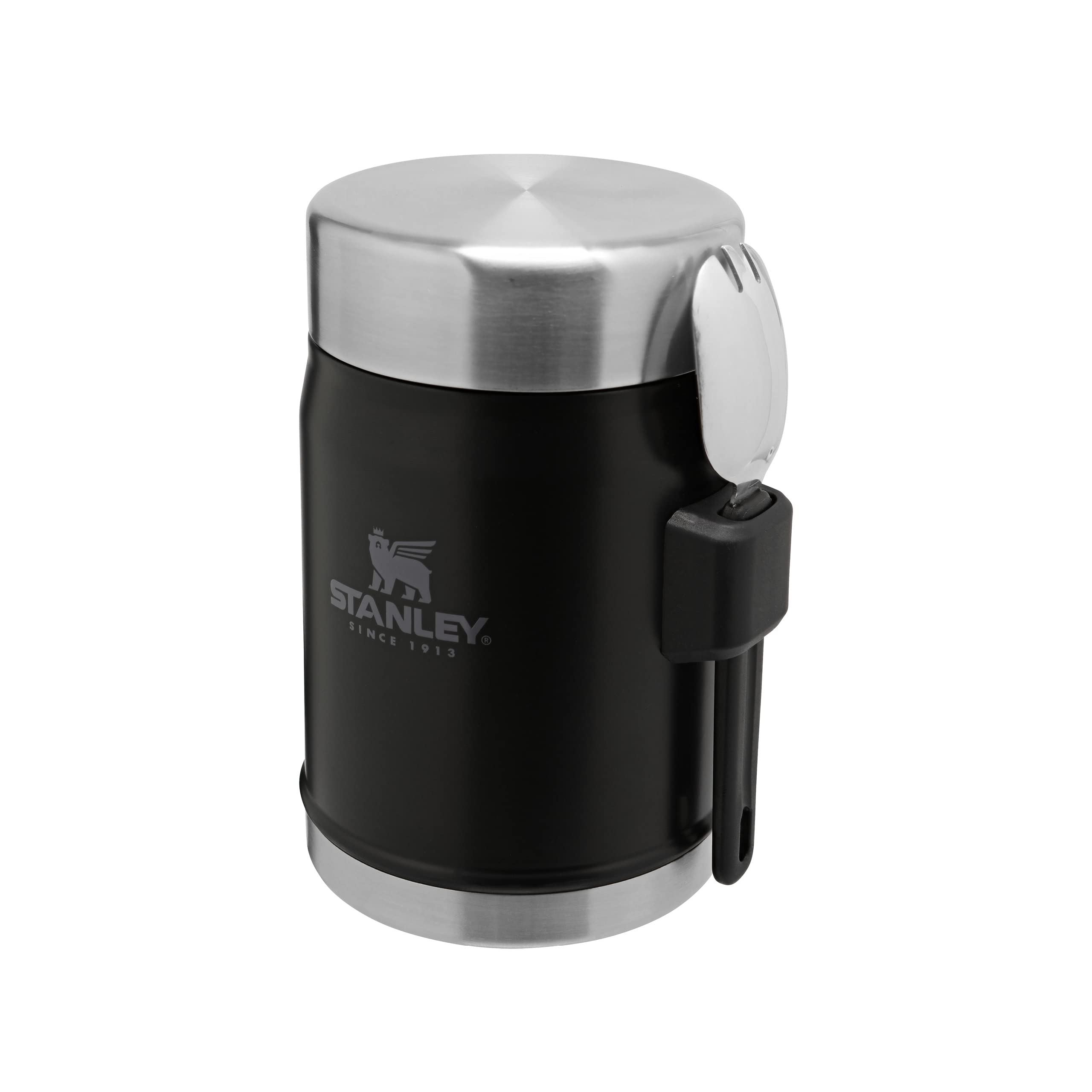 Stanley Leakproof-Dishwasher Safe, Stainless Steel, Matte Black, 0.4L