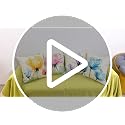 Floral Pillow Covers 18x18 - Set of 4 for Summer Outdoor Decor