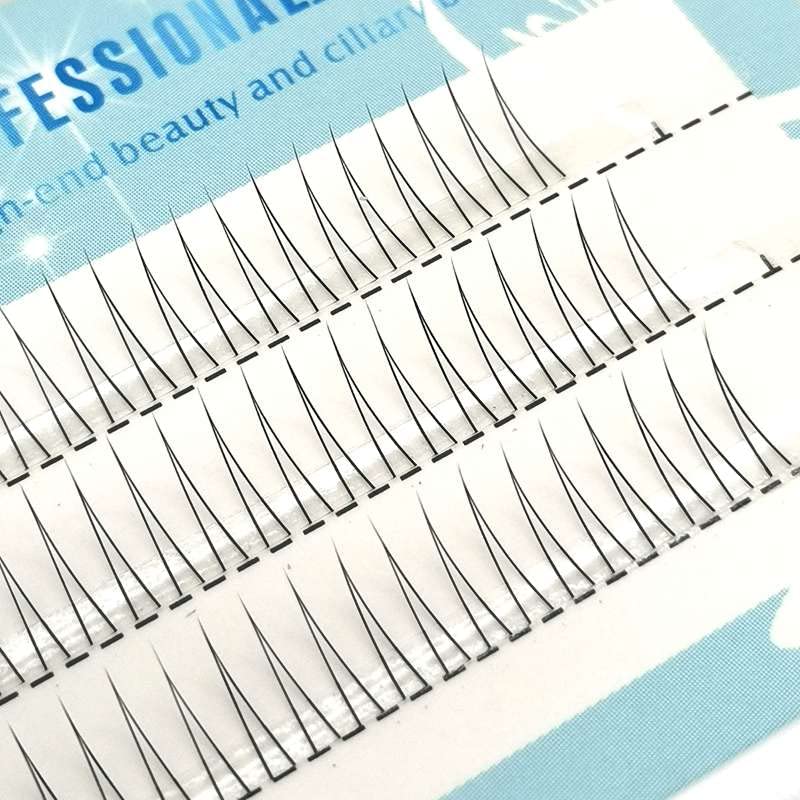 Adiya V Shape Lower Eyelash Extensions J Curl 0.07mm Natural Handmade