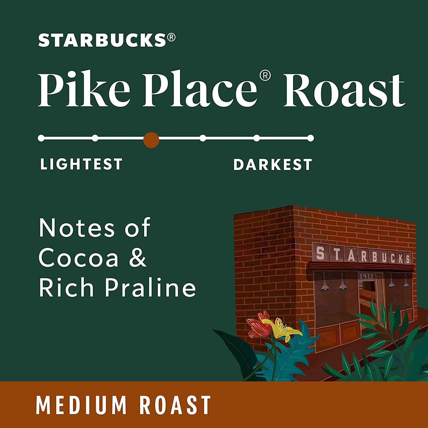 Starbucks Pike Place Roast K-Cups - Rich Flavor for Keurig | 72 Count Pack