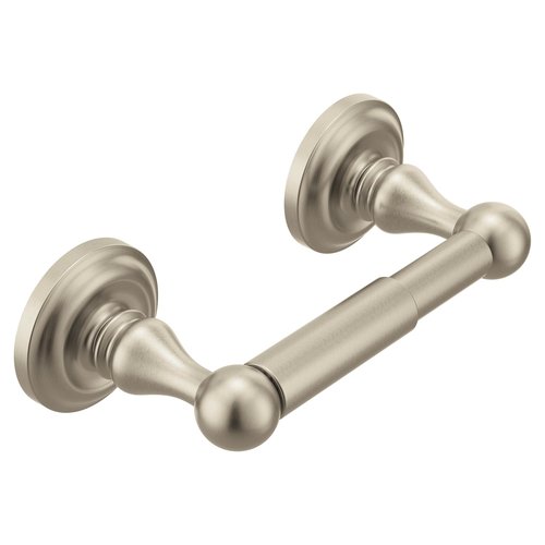 Moen Madison Collection Brushed Nickel Spring-Loaded Toilet Paper Holder, BP6908BN