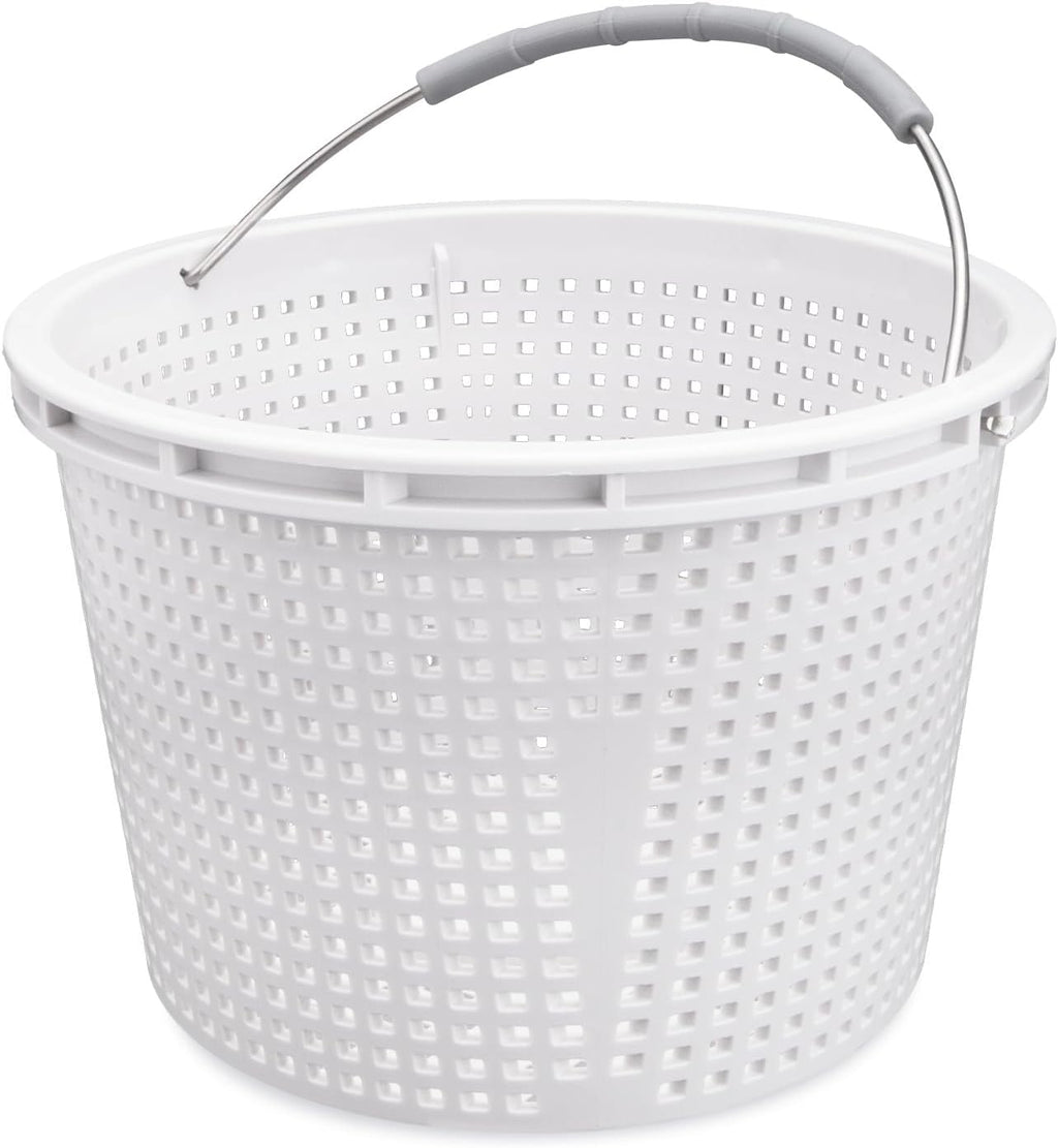Pentair Pool Skimmer Basket - 8" Inground Pool Skimmer with Brass Weight & Rubber Grip