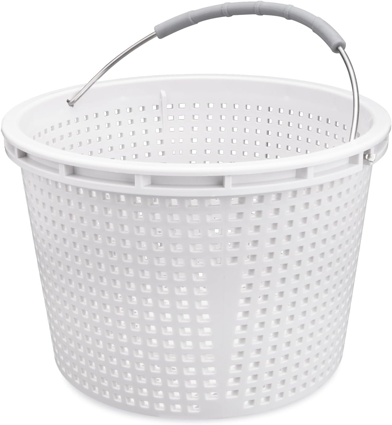 Pentair Pool Skimmer Basket - 8" Inground Pool Skimmer with Brass Weight & Rubber Grip