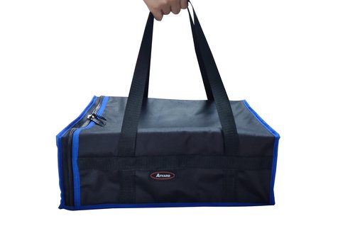 ATYARD Pizza Delivery Bag, 18" x 18" x 7" Pizza Warmer Bags for Carry Hot, Insulated Food Delivery Bag, Insulated Grocery Bags, Holds up to 3 Fresh Pizzas.