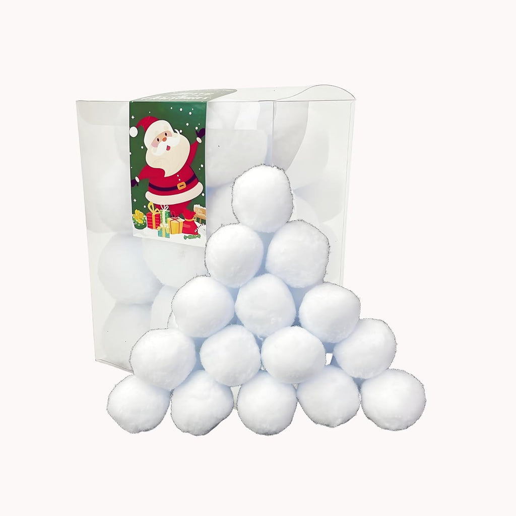 Skiennix Snow Toy Globe - Soft Artificial Snow Fight Balls for Kids | Indoor & Outdoor Fun