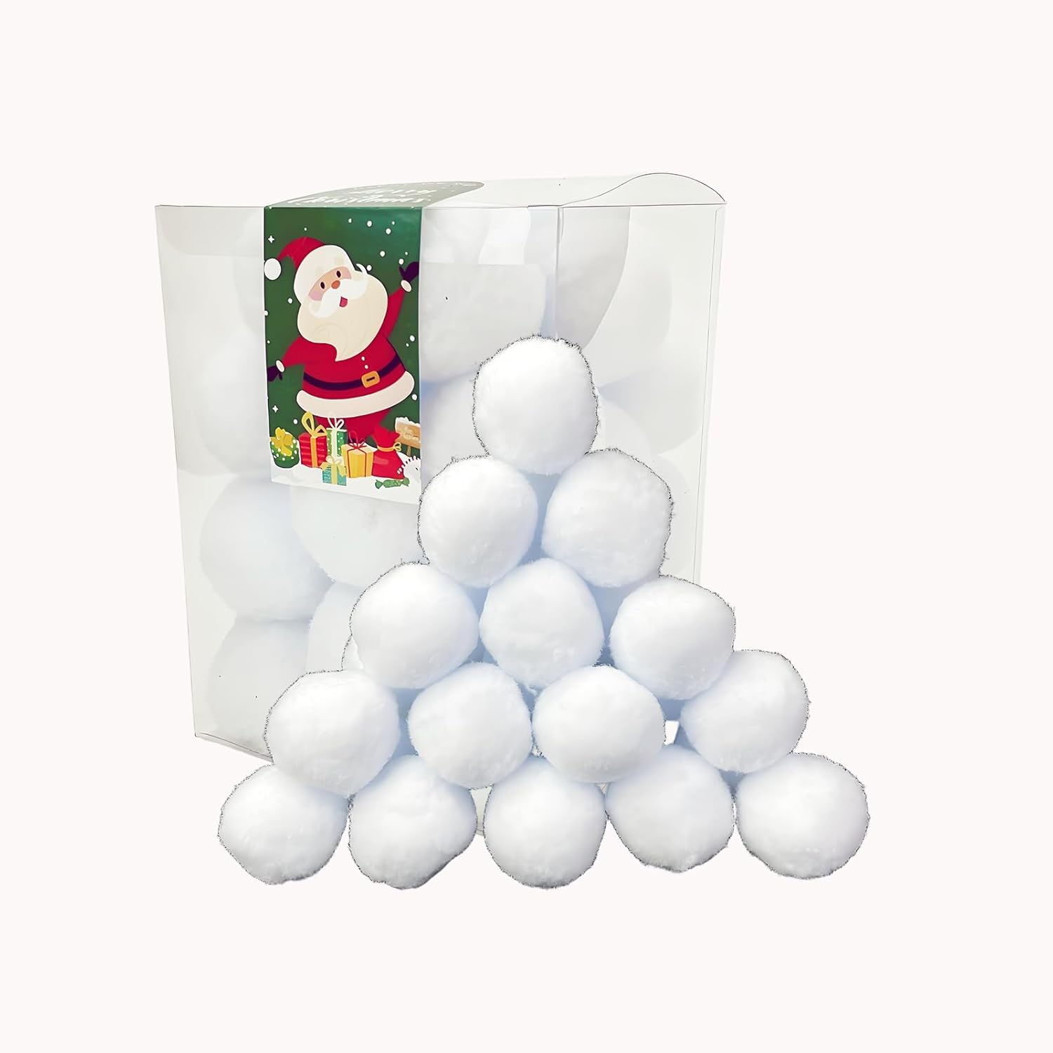 Skiennix Snow Toy Globe - Soft Artificial Snow Fight Balls for Kids | Indoor & Outdoor Fun