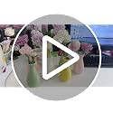 White Ceramic Bud Vase - Small Decorative Floral Holder