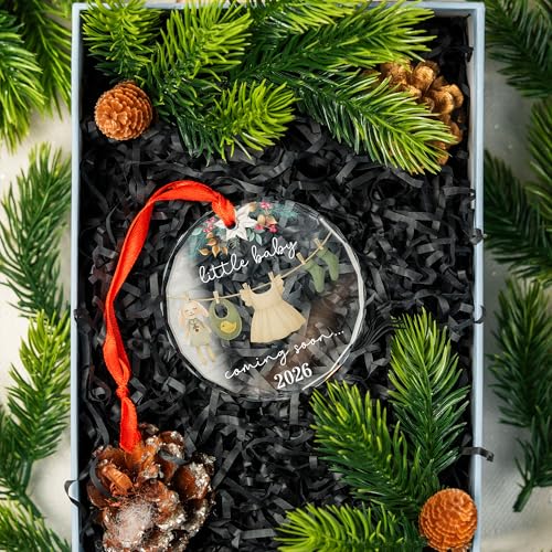 2026 Baby Announcement Ornament for Expecting Parents - Unique Keepsake