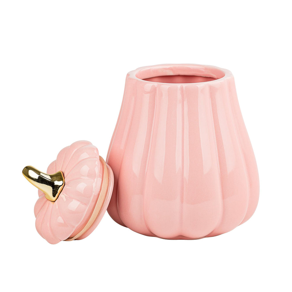10 Strawberry Street Pumpkin Patch Graduated Gourd Canister Set, Pink