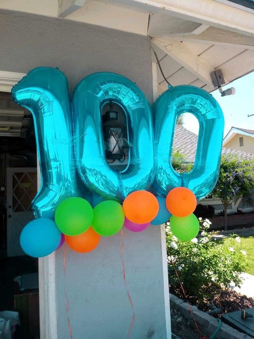Light Blue Number 3 Balloon - 40 Inch 3rd Birthday Celebration Supplies for Kids & Adults