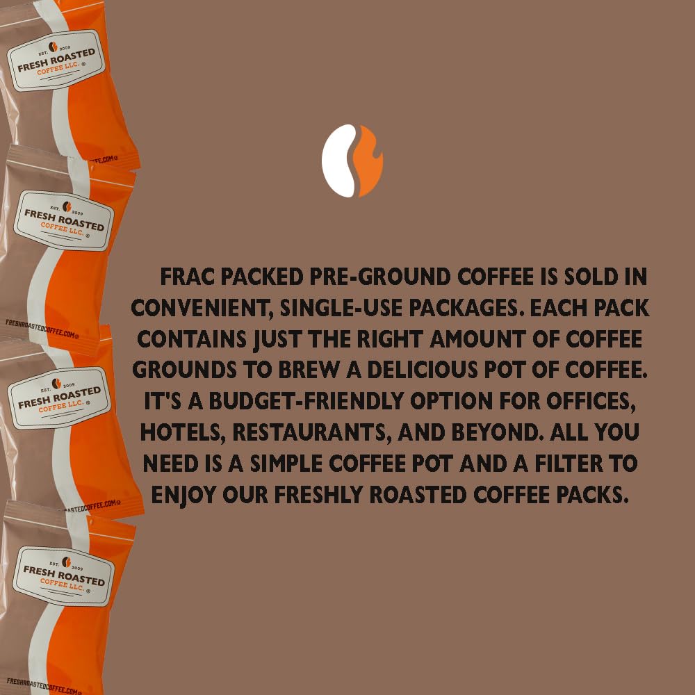Fresh Roasted Coffee, Breakfast Blend, Kosher, Pre-Ground Fractional Packs, 2.25 Ounce, 36 Count