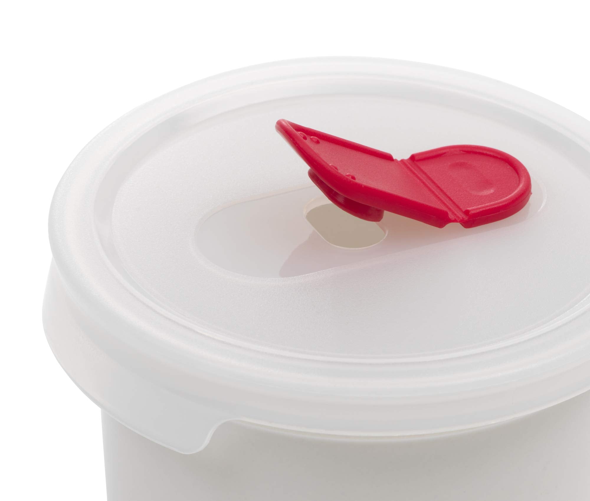 GoodCook 20 oz. Microwave-Safe Ceramic Mug with Vented Lid, White