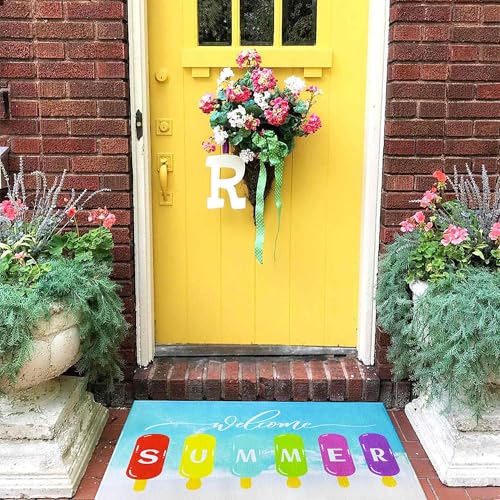 Summer Decorative Doormat 17"x30" - Non-Slip & Washable