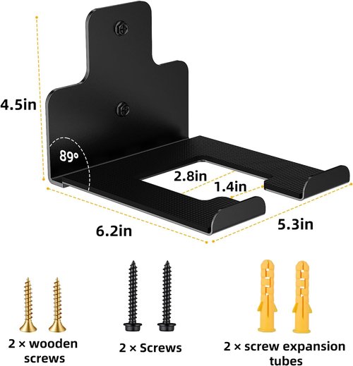 Garage Organization - Wall Mounted Heavy Duty Tool Hanger for Garden Power Tools | 1 Pack
