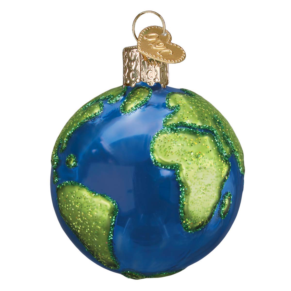 Old World Christmas NASA Earth Glass Blown Ornaments for Christmas Tree