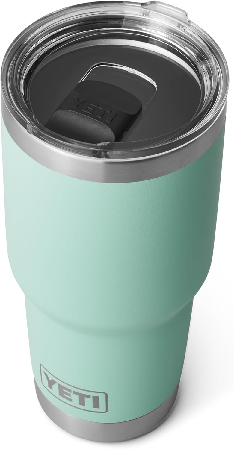 YETI Rambler 30 oz Stainless Steel Tumbler - Vacuum Insulated with MagSlider Lid | Seafoam Color
