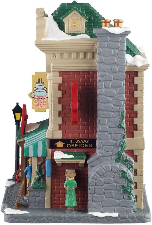 Lemax Pat-A-Cake Bakery | Lighted Building with Charming Details - Perfect Holiday Decor