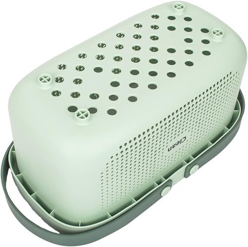 JiatuA Plastic Storage Basket - Portable Shower Caddy Tote Organizer for Bathroom & Kitchen | Green