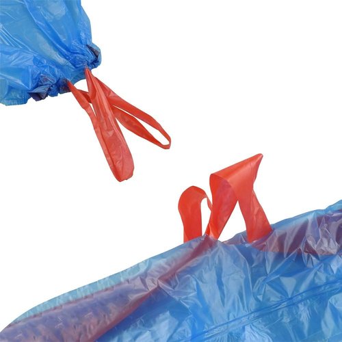 Fiaze 6 Gallon Drawstring Trash Bags - 200 Count | Durable & Convenient Blue Waste Disposal
