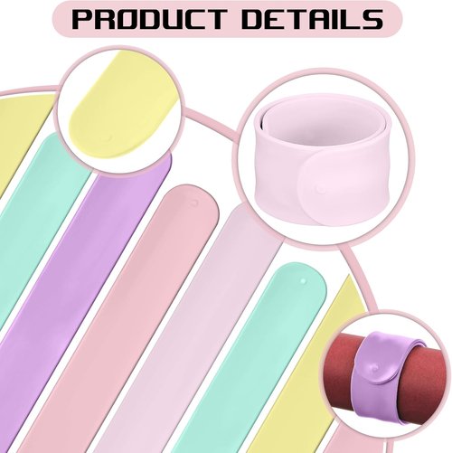 Charniol Wrapping Paper Roll Holder - 12-Piece Silicone Covered Metal Stabilizer | Macaron Pastel Color
