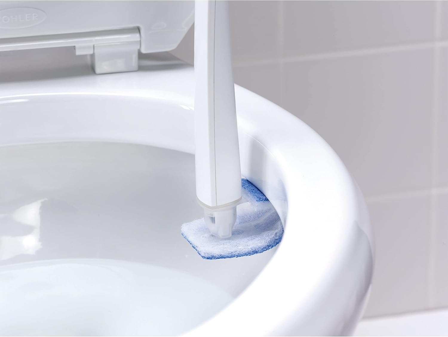 Scotch-Brite Toilet Scrubber Starter Kit - Disposable Refills with Bleach Alternative | Includes Handle & Caddy
