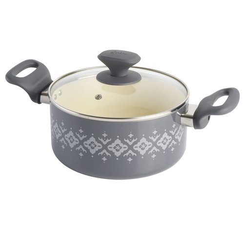SPICE BY TIA MOWRY 10-Piece Healthy Non-Stick Ceramic Cookware Set - Grey (87071.10R)