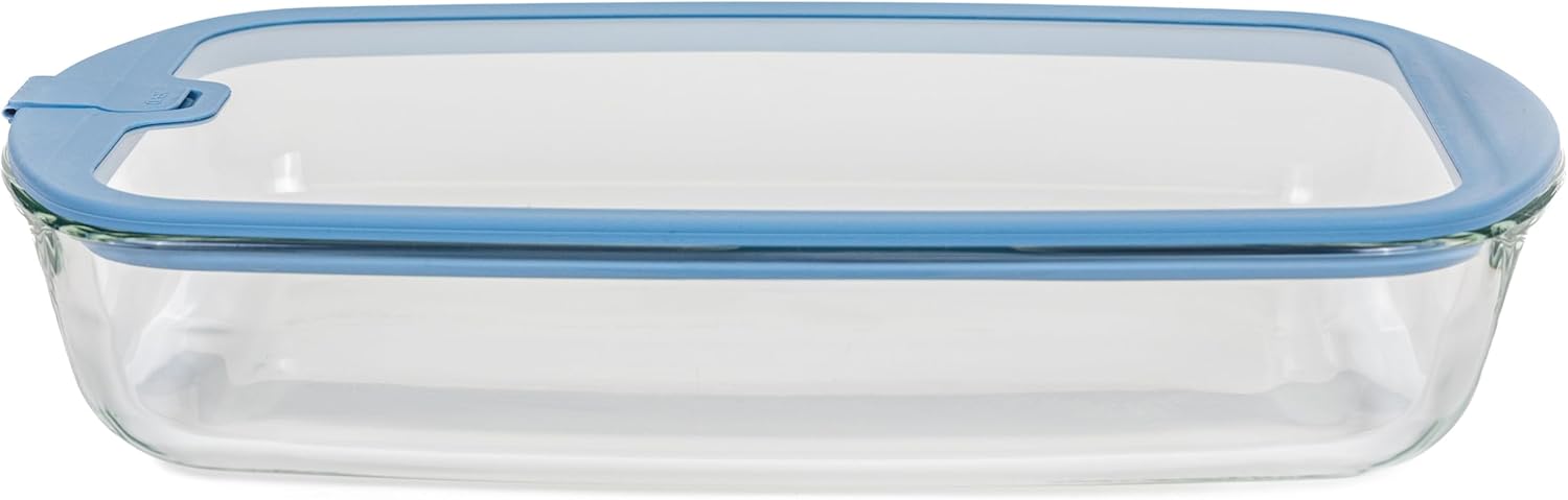 Sio 9x13 Glass Baking Dish - Airtight Casserole Dish with Glass Lid for Oven & Food Storage