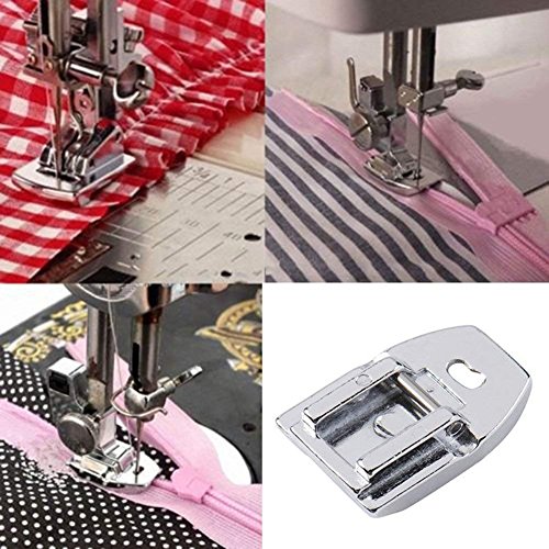 Zipper Foot Set for Sewing Machines - Invisible & Wide Presser Feet