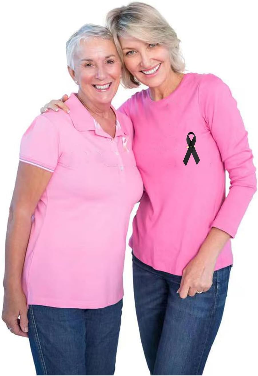 Skiennix Black Ribbon Awareness Pins - 100pcs Satin Brooches for Melanoma & Skin Cancer Remembrance