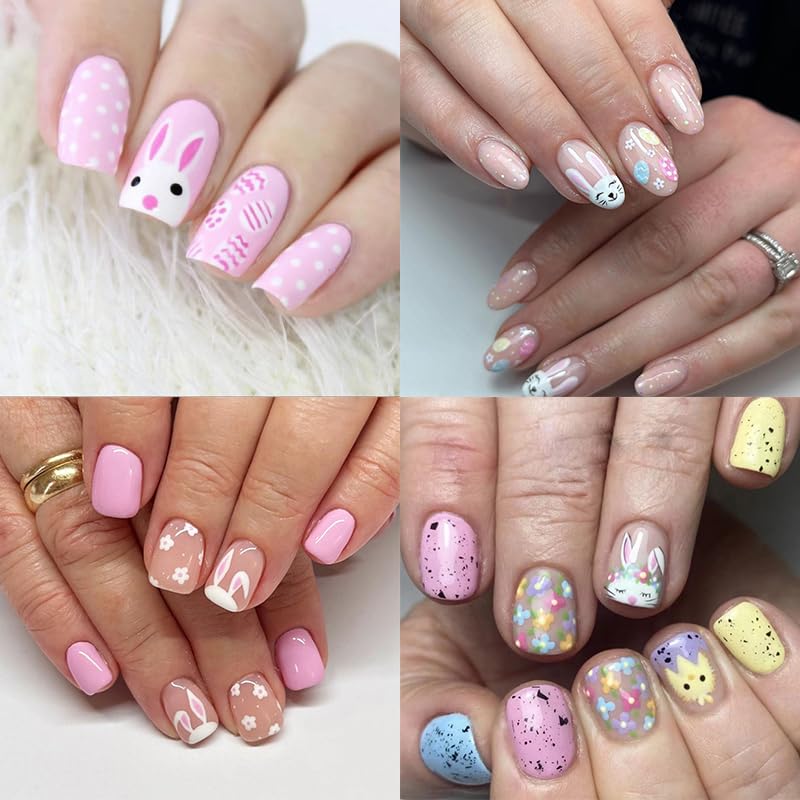 Easter Nail Stamping Plate Stainless Steel Bunny Chick Designs