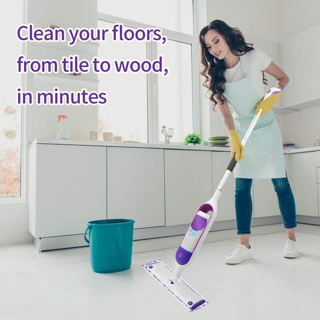 Skiennix Disposable Power Mop Pads - 10 Pack Unscented Replacement Refills for Swiffer Power Mop | Ideal for Hardwood Floors