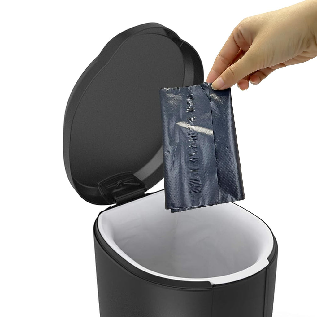 Sanitary Napkin Disposal Bags, Feminine Personal Bags, 100 pcs Grey, Self Seal, Disposable for Tampons, Sanitary, Pads, Liners
