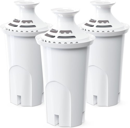 Brita 3-Pack Water Filter Replacement - BPA-Free Filters for Classic Pitchers & Dispensers