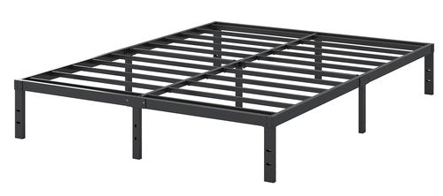 Cieemine 10 Inch King Size Bed Frame, Platform Metal Bed Frame King Heavy Duty Steel Slat Mattress Foundation, No Box Spring Needed, Easy Assembly, Noise-Free, Black