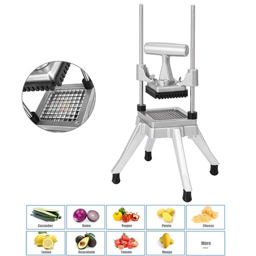 3/8" Blade Commercial Vegetable Fruit Dicer Onion Potato Tomato Slicer Chopper Peppers,Potatoes,Mushrooms Restaurant Quick Slicer Machine