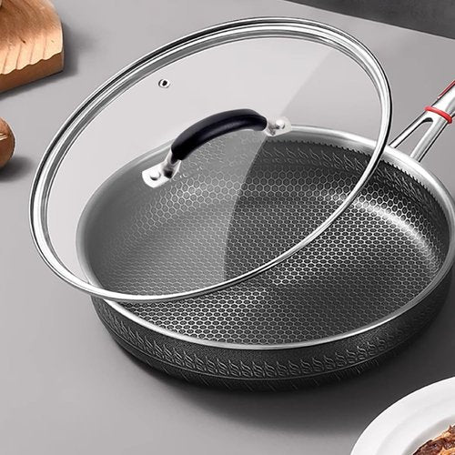 Lodge 12-Inch Tempered Glass Lid - Fits 12" Cast Iron Skillets & 7QT Dutch Ovens | Stainless Steel Handle